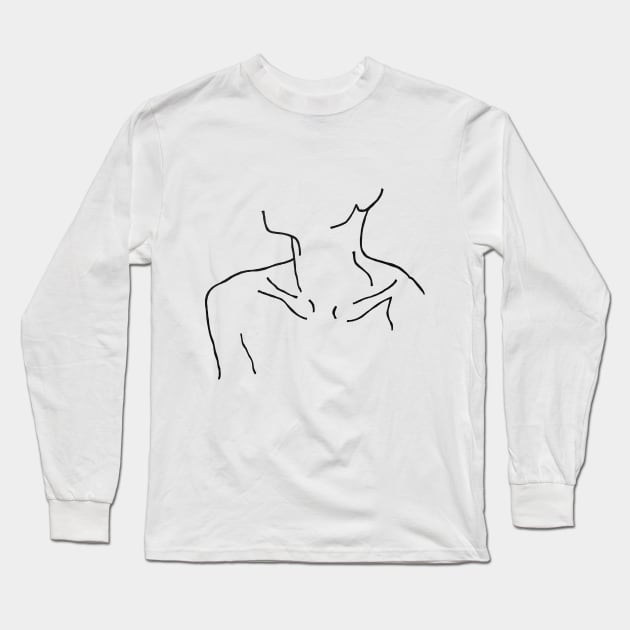 Profile Long Sleeve T-Shirt by Snow Art Co.